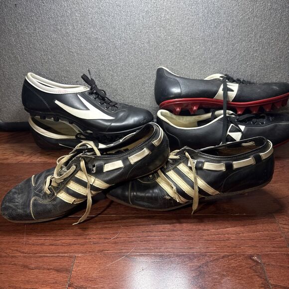 3 Pairs Of Vintage Sports Cleats